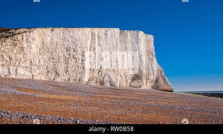 Cuckmere Haven Beach de Seven Sisters Angleterre Banque D'Images