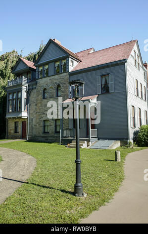 James A. Garfield Lieu historique national à l'accueil du président, Lawnfield, de Mentor, Ohio Banque D'Images