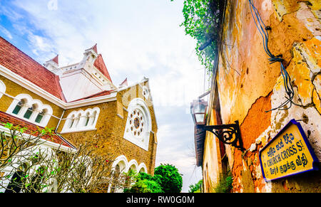 L'église anglicane All Saints à Galle, Sri Lanka Banque D'Images