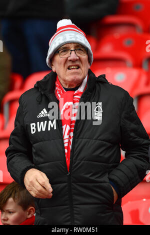 2 mars 2019, Bet 365 Stadium, Stoke-on-Trent, Angleterre ; Sky Bet Championship, Stoke City vs Nottingham Forest Forêt ; Crédit : Jon supporter Hobley/News Images images Ligue de football anglais sont soumis à licence DataCo Banque D'Images