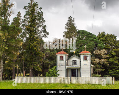 Whare Whakamoemiti Ratana Temple Church, Mangamuka, Northland, Nouvelle-Zélande Banque D'Images