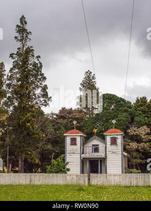 Whare Whakamoemiti Ratana Temple Church, Mangamuka, Northland, Nouvelle-Zélande Banque D'Images