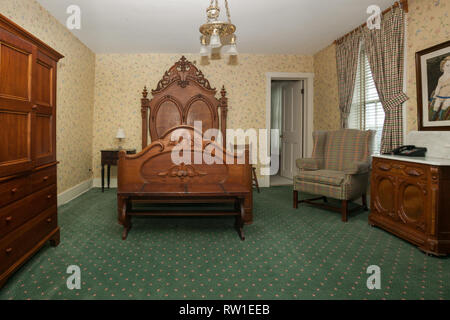 La Chambre de Ronald Reagan au Golden Lamb Hotel (anciennement la maison du Liban), fondée en 1803 au Liban, l'Ohio, le plus ancien hôtel de l'Ohio Banque D'Images