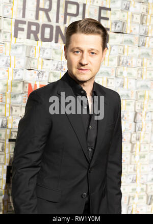 New York, NY - 3 mars, 2019 : Ben McKenzie assiste à la Triple Frontière Netflix Première Mondiale au Jazz at Lincoln Center Crédit : lev radin/Alamy Live News Banque D'Images