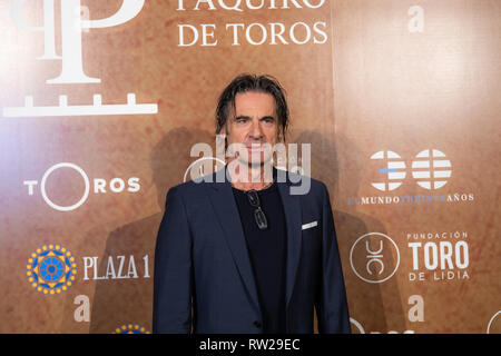 Madrid, Espagne. 08Th Mar, 2019. Le sculpteur de la premiere Víctor Ochoa vu assister à l'événement de la PX Paquiro Edition Prix : Crédit Jesús Encarna/Alamy Live News Banque D'Images