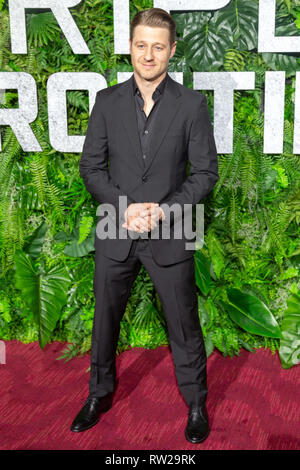 New York, New York, USA. 3 mars, 2019. L'acteur Ben McKenzie assiste à la première mondiale de la Netflix "Triple Frontière" au Jazz at Lincoln Center de New York le 3 mars 2019. Crédit : Jeremy Burke/Alamy Live News Banque D'Images