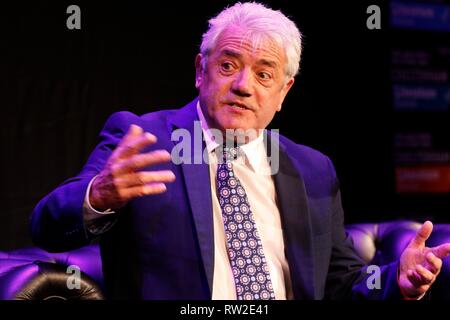 Kevin Keegan, à Cheltenham Literature Festival mardi, pour parler de son nouveau livre. 9 octobre 2018 Photo par Andrew Higgins - Mille mot Media Banque D'Images