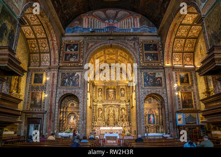 Der Innenraum Jesuitenkirche Igreja do Colégio suis Praca Do Municipio, Funchal, Madeira, Portugal, Europa | Saint John the Evangelist Igreja do Banque D'Images
