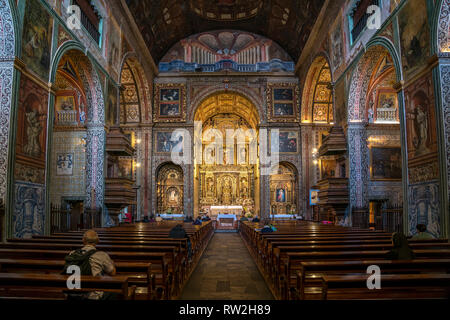 Der Innenraum Jesuitenkirche Igreja do Colégio suis Praca Do Municipio, Funchal, Madeira, Portugal, Europa | Saint John the Evangelist Igreja do Banque D'Images