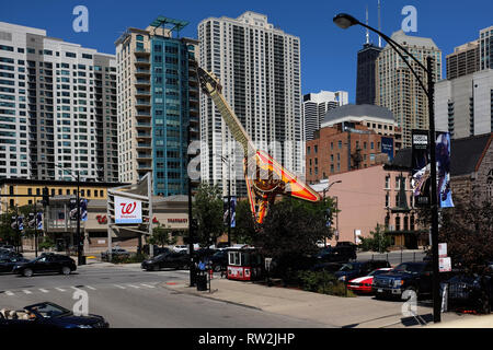 Hard Rock Cafe de Chicago Banque D'Images