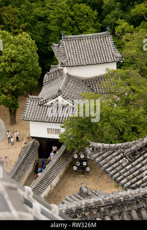 L'Asie, Japon, région du Kansai, Himeji, Himeji Castle Banque D'Images