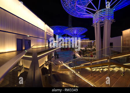 Bluewaters Island, Dubai, Émirats arabes unis, 03 mars 2019, le projet de l'île par Bluewaters Meraas est une île à usage mixte situé à l'extérieur du Banque D'Images