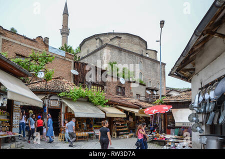 Safranbolu, Turquie-Mai 14,2016 : vieux bazar traditionnel de Safranbolu. (À partir de la liste du patrimoine mondial de l'UNESCO) à Safranbolu, Turquie, Karabük Banque D'Images