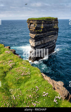 Downpatrick Head, Comté de Mayo Banque D'Images