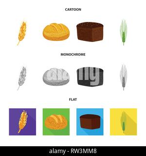 Printemps, Pain, blé dur orge,spike,brun,hiver,farine,alimentaire,graines,petit déjeuner,sain,oreille,chignon,glucides,son,pain,Culture,céréales,snack,vert,or,,cuire,agriculture,agriculture,usine,seigle blé,maïs,grain,récolte,ferme,,champ,set,icône,,illustration,collection,isolé,design,graphisme,élément,signe, vecteurs vecteur , Illustration de Vecteur
