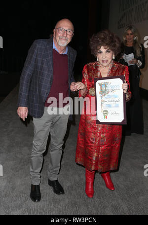 Tournage de 'Italie' - Jour 3 comprend : Lorenzo Soria, Gina Lollobrigida Où : Los Angeles, California, United States Quand : 31 Jan 2019 Credit : FayesVision/WENN.com Banque D'Images