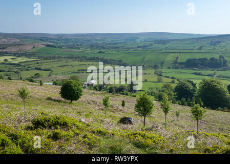 Le village de Castleton et Danby Dale dans le North York Moors national park, Angleterre. Banque D'Images