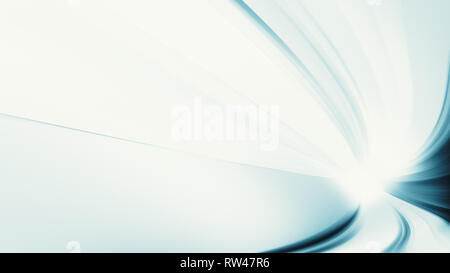 Lueur bleue lignes blur abstract background Banque D'Images