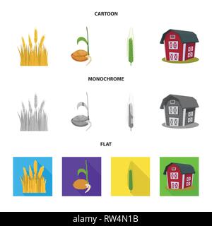 Semences de printemps,grenier,spike,hiver,grandir,bâtiment,orge,industrie,root,terrain,automne,maïs,,eco,dur,Culture,campagne,germination germination,remise,processus,vert,mûrs,DE,plantation,meadow cottage,pain,évolution,agriculture,agriculture,seigle,plantes,blé,maïs,grain,récolte,ferme,,champ,set,icône,,illustration,collection,isolé,design,graphisme,élément vecteur vecteurs,signer , Illustration de Vecteur