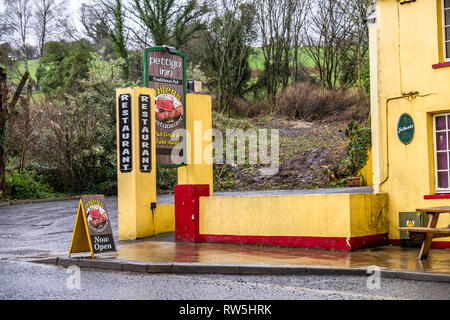 PETTIGO / IRLANDE - 03 mars 2019 : Pettigo est un petit village à la frontière de la République d'Irlande et en Irlande du Nord Banque D'Images