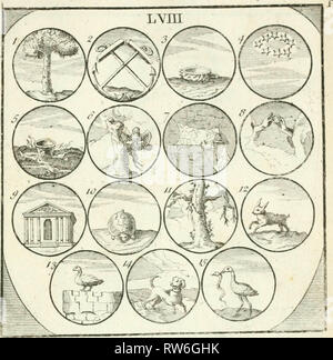 Emblèmes, pour le divertissement et l'amélioration de la jeunesse : contenant et hiéroglyphique, énigmatique relatives à toutes les parties et les stations de la vie : ainsi que des explications et des proverbes en Français, Espagnol, Italien, et de l'Amérique latine, faisant allusion à eux et traduit en anglais : l'ensemble curieusement engrav'd sur plaques de cuivre 62 Banque D'Images