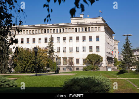 Bâtiment de la banque centrale du gouvernement bulgare, Sofia, Bulgarie, Europe de l'Est Banque D'Images