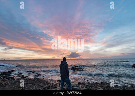 Mousehole, Cornwall, UK. 5 mars 2019. UK. Météo. Beau début pour la journée sur la côte à Mousehole ce matin sur St Pirans jour, le Saint Patron de Cornwall. Crédit : Simon Maycock/Alamy Live News Banque D'Images