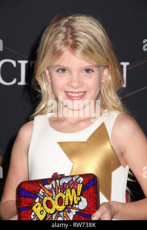 Los Angeles, Californie, USA. 4 mars, 2019. 03/04/2019 London Fuller La première mondiale de "Captain Marvel" tenue à l'El Capitan Theatre de Los Angeles, CA Photo par Izumi Hasegawa / HollywoodNewsWire.co Crédit : Hollywood News Wire Inc./Alamy Live News Banque D'Images