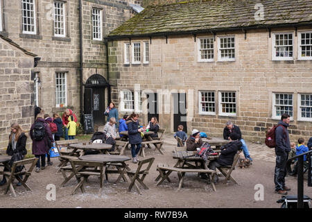 Gibson Mill à Hardcastle Crags , Calderdale Hebden Bridge , , West Yorkshire Banque D'Images