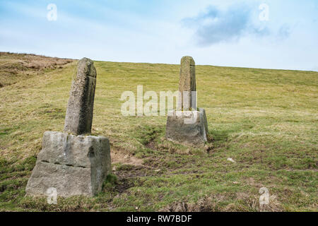 Abel sur l'aire de Calder, près de Pecket Lien Eh bien, Hebden Bridge, UK Banque D'Images