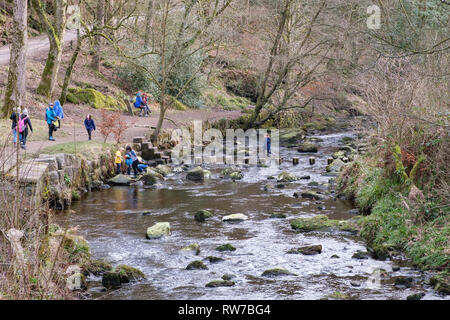 Gibson Mill à Hardcastle Crags , Calderdale Hebden Bridge , , West Yorkshire Banque D'Images