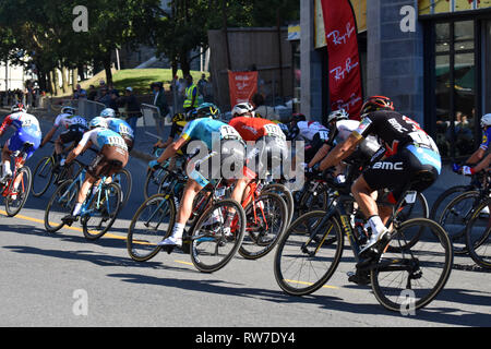 Le Grand Prix cycliste de Québec, le 7 septembre 2018, la ville de Québec, Canada Banque D'Images