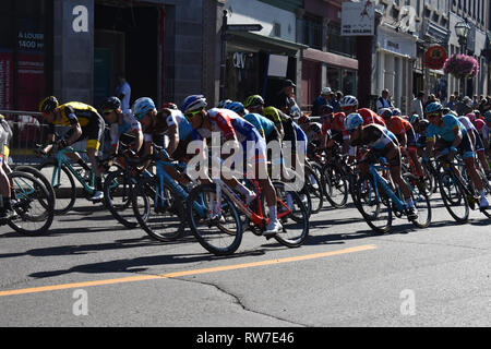 Le Grand Prix cycliste de Québec, le 7 septembre 2018, la ville de Québec, Canada Banque D'Images