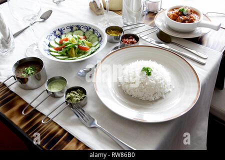 Recettes mauriciennes nous présenter le meilleur accueil plats recettes mauriciennes ! Avec notre système de recherche avancée, vous pourrez trouver une recette pour un repas Banque D'Images