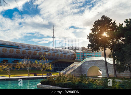 Le Parc National de la mer, la ville de Bakou, Azerbaïdjan Banque D'Images