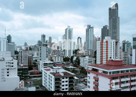 Ville de Panama. Bâtiments résidentiels modernes / gratte-ciel. Le Panama, en Amérique centrale. Oct 2018 Banque D'Images