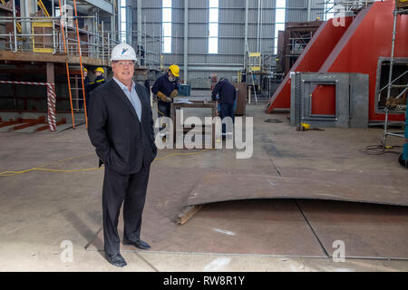 Jim McColl Entrepreneur écossais Banque D'Images