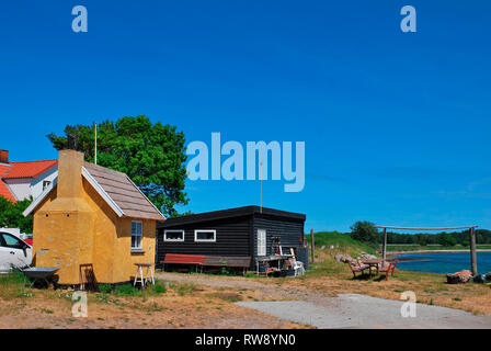 Marup Harbour, l'île de Samsoe, Jutland, Danemark, Scandinavie, Europe Banque D'Images