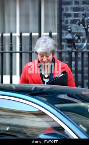Premier ministre Theresa peut quitter 10 Downing street peu avant le budget, 29 Octobre 2018 Banque D'Images