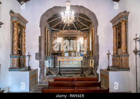 Innnenraum der Kapelle der Corpo Santo, Funchal, Madeira, Portugal, Europa | chapelle Capela do Corpo Santo intérieur, Funchal, Madeira, Portugal, Euro Banque D'Images