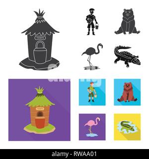 ,Fenêtre,zoo,ours,flamingo compteur,crocodile,homme,brun,rose,service,alligator,travailleur,mignon,Afrique,gardien,vente,dormir,funny, godet,stand,Russie,jungle,oiseaux,office ustensile,Sacs,sud,vert,fort,vêtements,nature,faune,fun,animation,parc,zoo,Safari,animal,flore,forêt,set,icône,,illustration,collection,isolé,design,graphisme,élément vecteur vecteurs,signer , Illustration de Vecteur