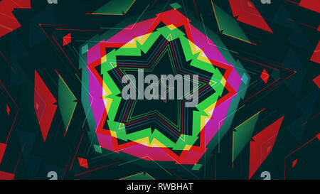 Style rétro arrière-plan en forme d'étoile Banque D'Images