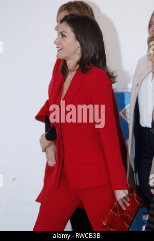 Madrid, Espagne. 08Th Mar, 2019. Reine Letizia assiste à la proclamation de la gagnante du 2019 Princesse de Gérone du Complejo cultural San Francisco en Caceres, Espagne le 6 mars 2019. Credit : Jimmy Olsen/Media Espagne*** ***aucune perforation/Alamy Live News Banque D'Images