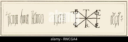 Henry IV, 11.11.1050 - 7.8.1106, Saint Empereur romain 5.10.1084 - 31.12.1105, signum, à partir d'un document, Liège, 15.4.1064, gravure sur bois, Ludwig Stacke : Deutsche Geschichte, premier volume, 1896, l'artiste n'a pas d'auteur pour être effacé Banque D'Images