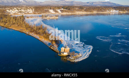 Saugerties Lighthouse, Saugerties, Ulster County, NY, USA Banque D'Images