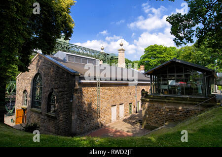 Historisches Schiffshebewerk Dortmund-Ems-Kanal Henrichenburg am Banque D'Images