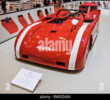 2000 Abarth 2019 a été présenté au cours du Salon International de l'Automobile de Genève le Mardi, Mars 5th, 2019. (Photo/CTK Josef Horazny) Banque D'Images