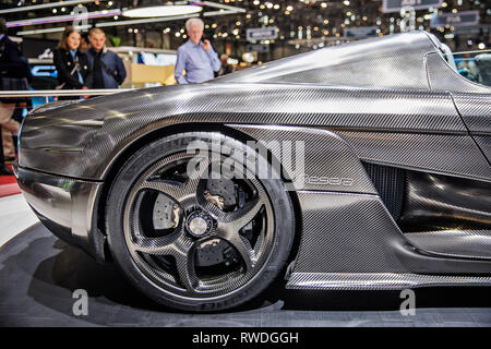 Regera Koenigsegg a été présenté à la 2019 International de l'Automobile de Genève le Mardi, Mars 5th, 2019. (CTK Photo/Rene Fluger) Banque D'Images