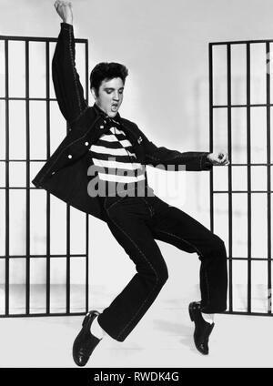 ELVIS PRESLEY Jailhouse Rock, 1957, Banque D'Images