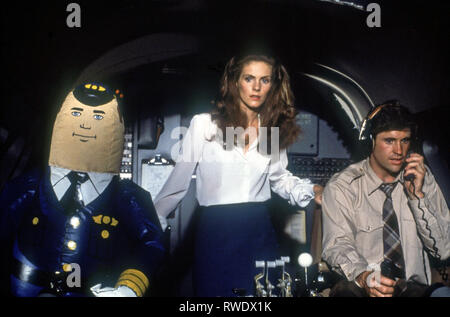 JULIE HAGERTY,ROBERT HAYS, AVION !, 1980 Banque D'Images